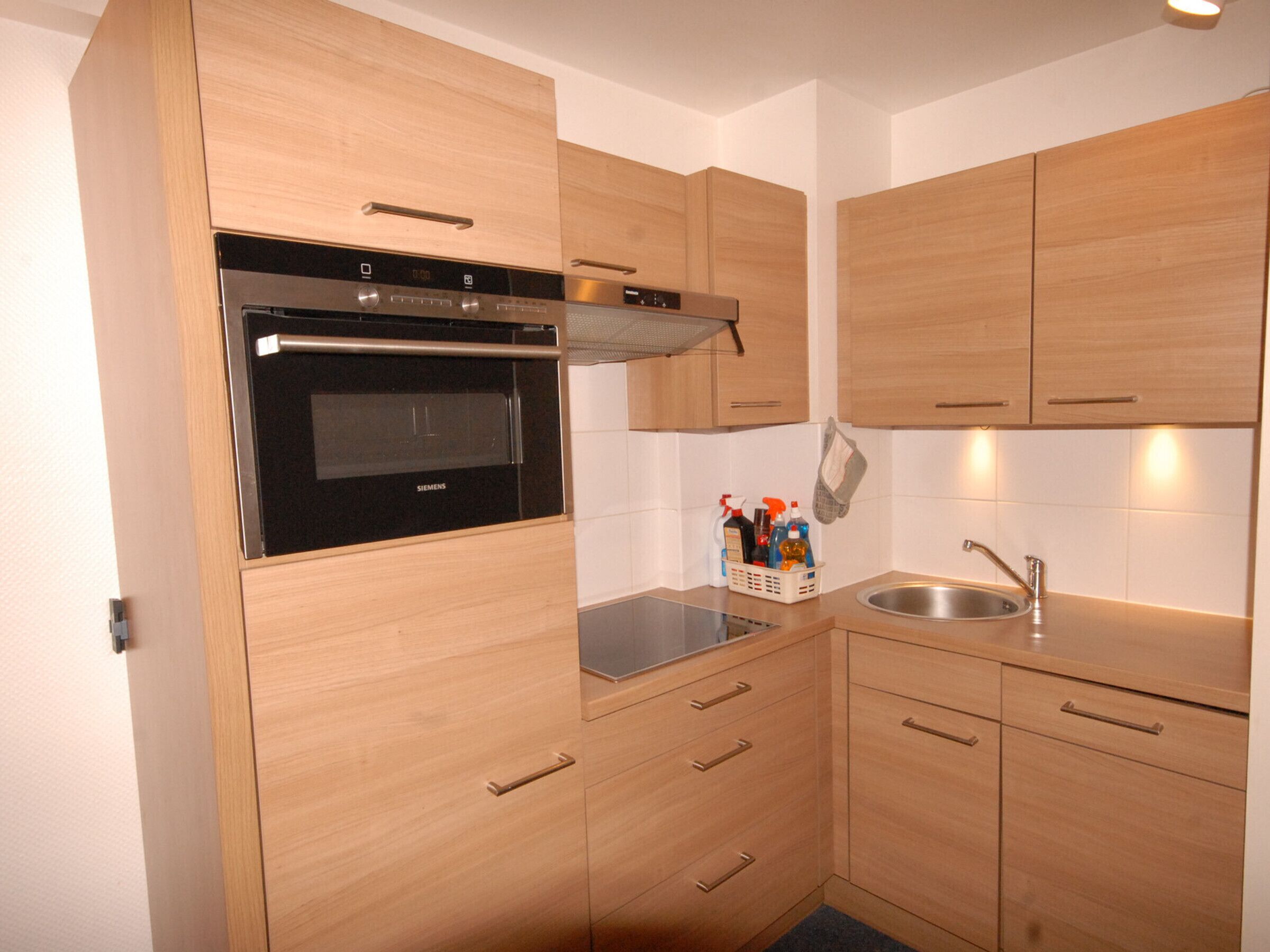 Fridge, microwave, dishwasher