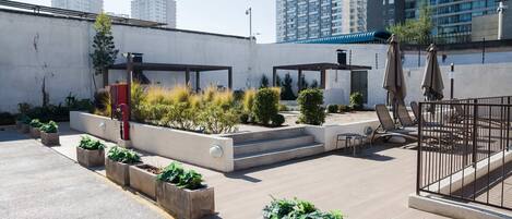 Enceinte de l’hébergement