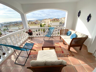 Villa Valentina : Piscine privée et vue sur la mer à la Costa del Sol