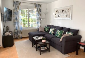 TV, fireplace - Villa Valentina Pool & Sea – Private Retreat on the Costa del Sol (Caleta de Vélez)