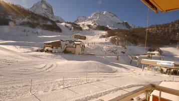 Vue depuis lâhĂ©bergement