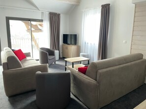 TV - Duplex in Gourette, 10 guests, Pool and Pets allowed (Gourette)