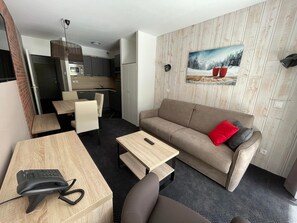 TV - Studio in Gourette pet-friendly for 4 pers, terrace and pool (Gourette)