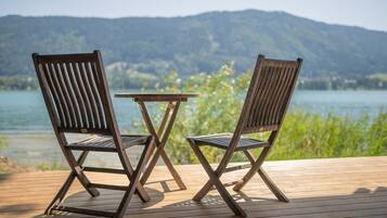 Luxury Condo, Lake View, Ground Floor | Terrace/patio