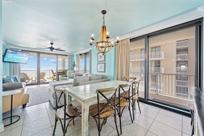 Signature Condo, 3 Bedrooms, Balcony, Beach View | In-room dining - Summer House 406B (Orange Beach)