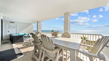 Signature Condo, 3 Bedrooms, Balcony, Beach View | Balcony
