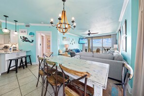 Signature Condo, 3 Bedrooms, Balcony, Beach View | In-room dining - Summer House 406B (Orange Beach)