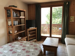 TV - 3-room apartment - 6 pax - Ski-in with garage (Arâches-la-Frasse)