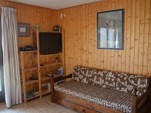 TV - Charming 2-room with WIFI for 4 guests at Le Pernant (Arâches-la-Frasse)