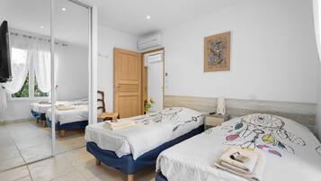 2 habitaciones, tabla de planchar con plancha y wifi