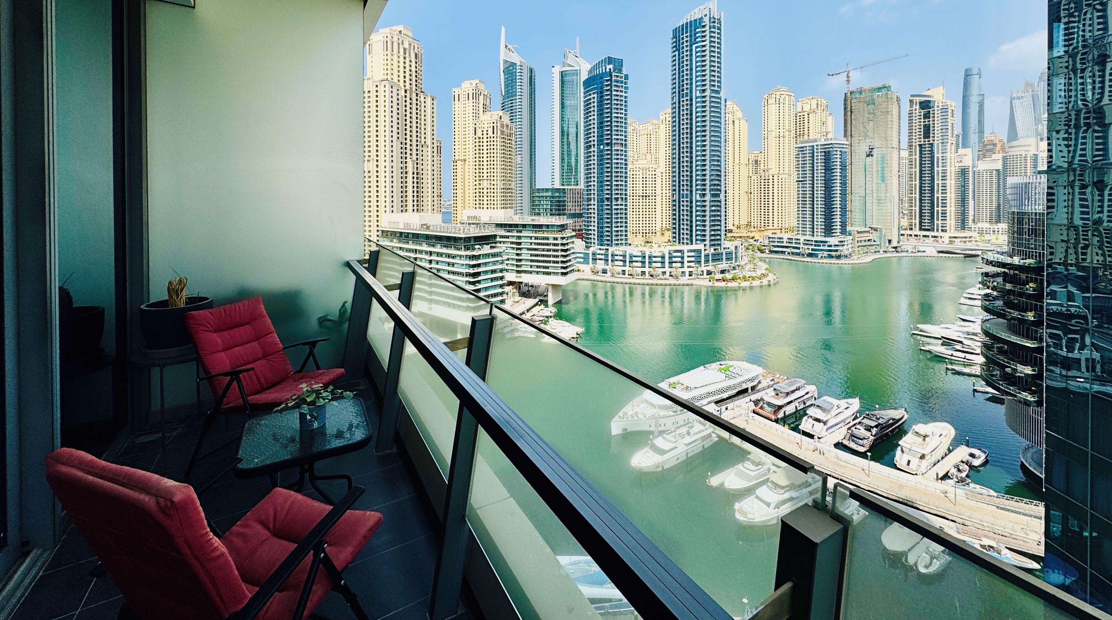 Uitzicht vanaf balkon