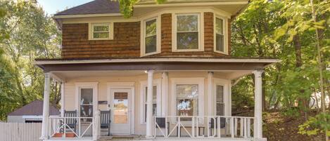 Majoituspaikan julkisivu