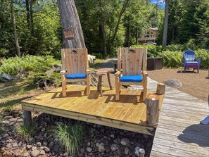 Terrace/patio - Hardy Boys Camp on Big Moose Lake (Eagle Bay)