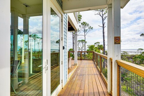 Walk to Beach! Getaway w/ Dock on St Joseph Bay