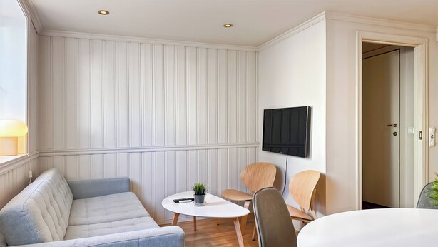 Casa, 2 habitaciones, con acceso para personas discapacitadas, balcón | Sala de estar