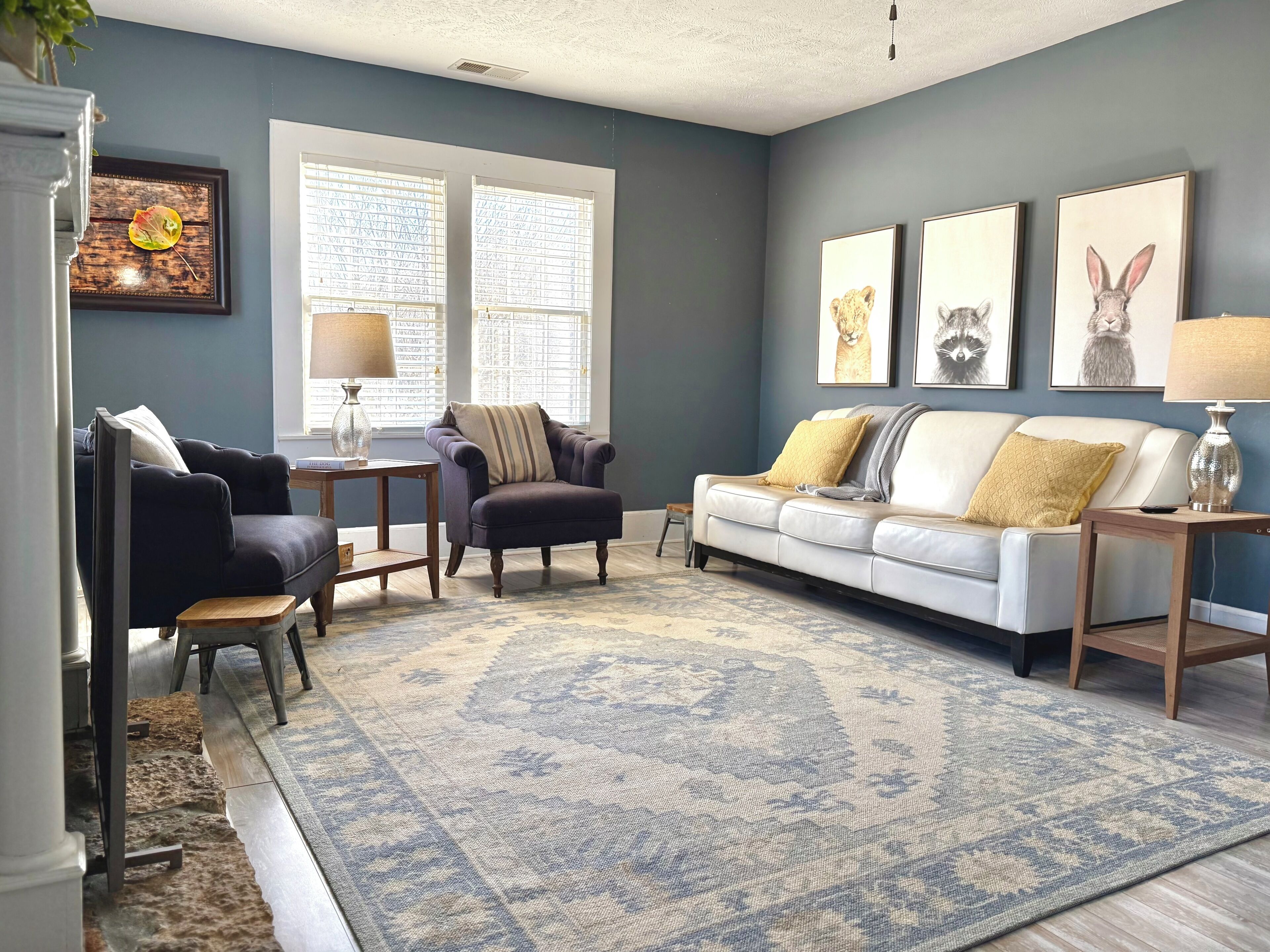 TV connectée, cheminée