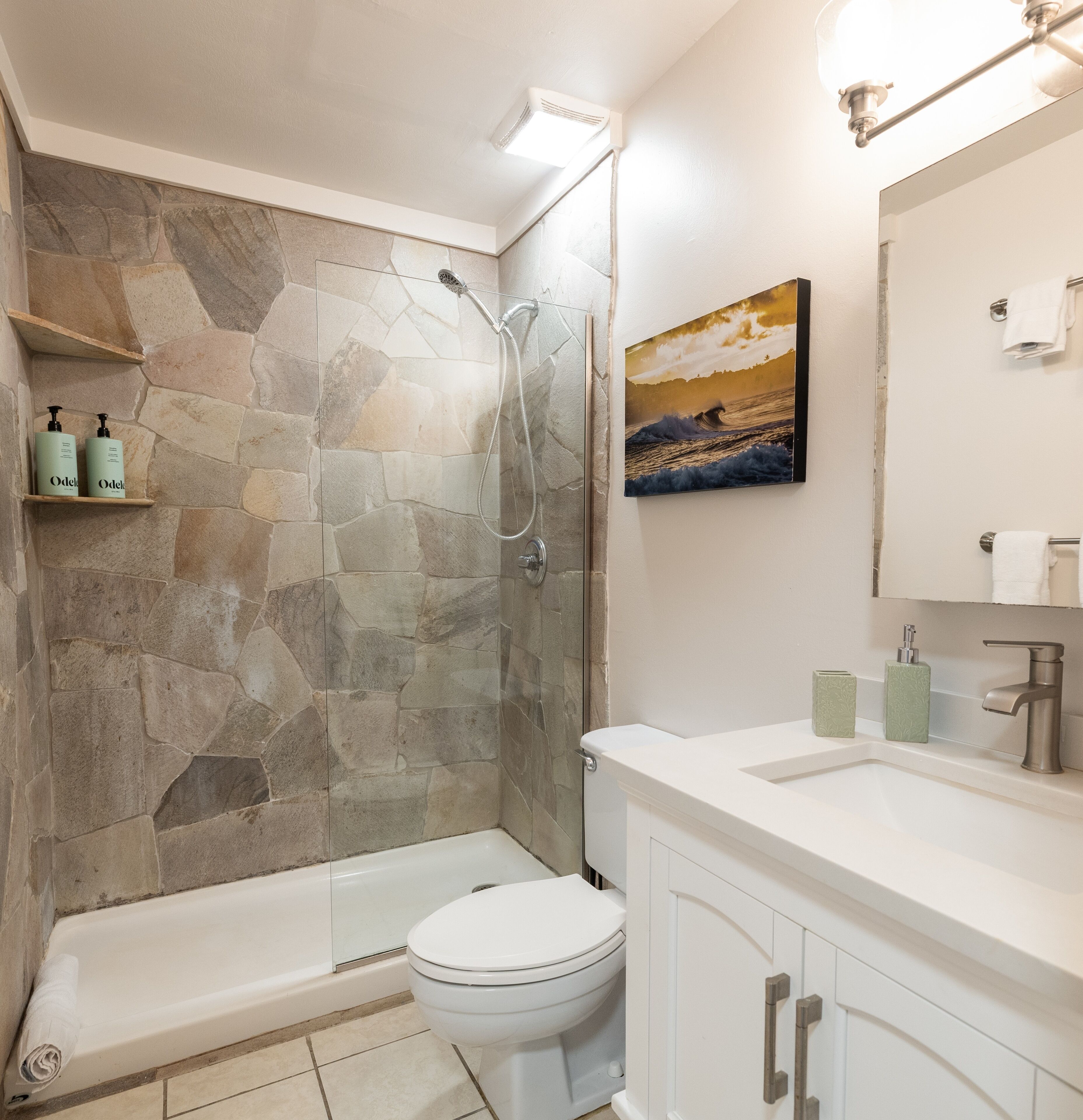 Apartment, 1 Schlafzimmer | Badezimmer | Handtücher, Shampoo
