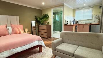 Cabana de luxe, vistes a la muntanya | Cuina privada | Frigorífic, microones, cafetera i tetera i torradora