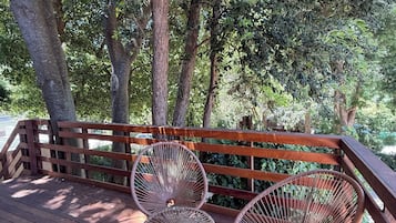 Penthouse Deluxe, vue montagne | Vue depuis le balcon