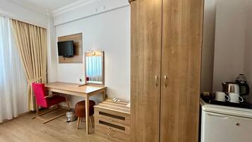 Standard Twin Room, City View | In-room safe, desk, laptop workspace, free WiFi