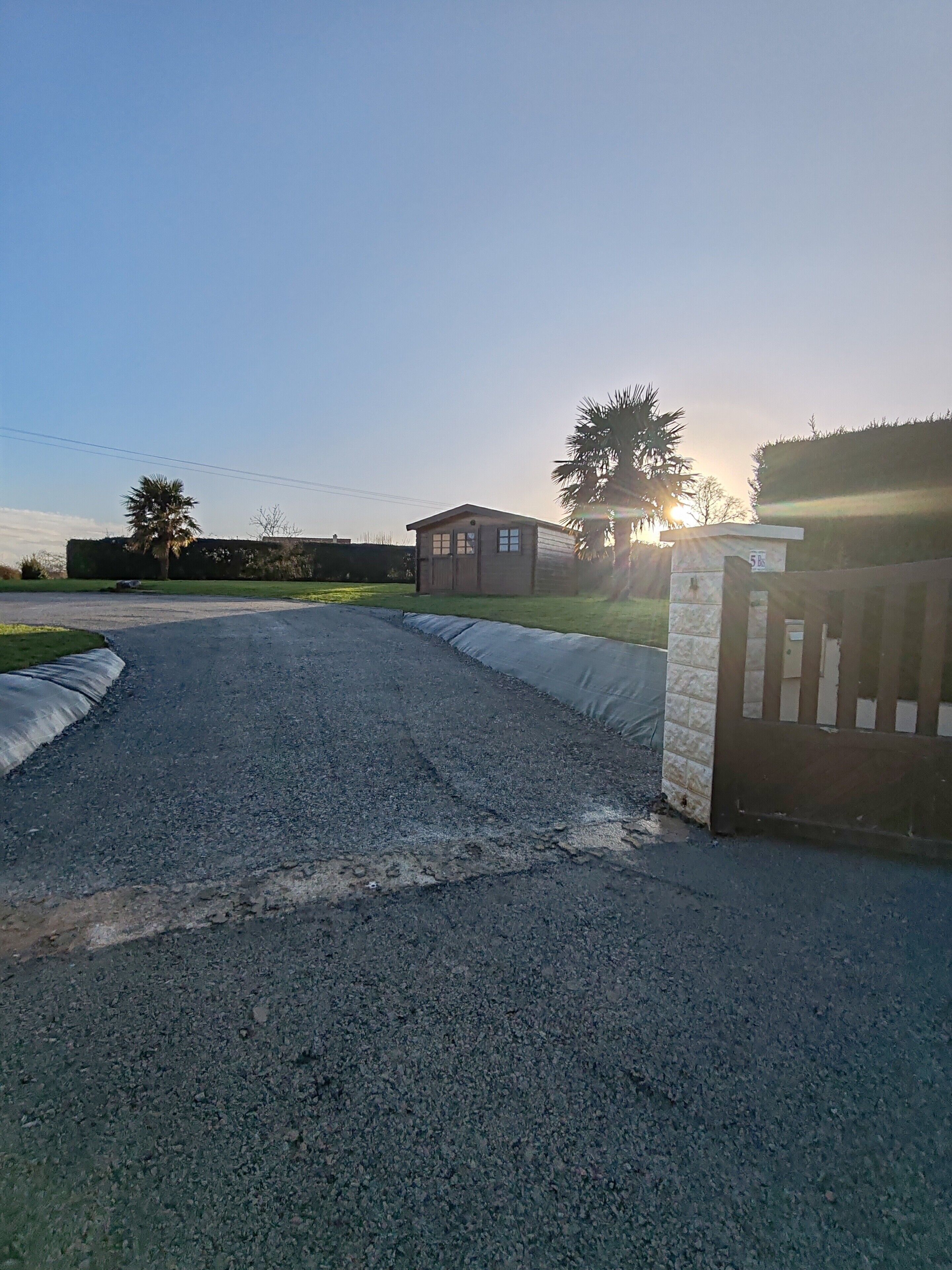 Enceinte de l’hébergement