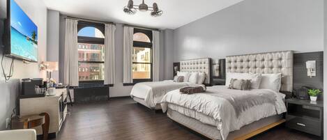 Double or Twin Room, 2 Queen Beds, Private Bathroom