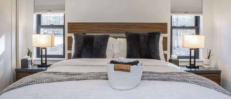 2 chambres, fer et planche à repasser, Wi-Fi, draps fournis