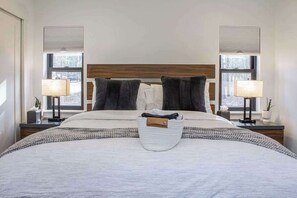 2 slaapkamers, een strijkplank/strijkijzer, wifi, beddengoed