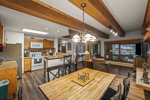Fridge, microwave, oven, stovetop - Plaza 536 | Shuttle to Crested Butte Lifts | Hot Tubs+Sauna | 2BR Sleeps 6 (Crested Butte)