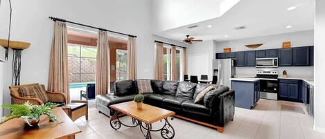 Smart TV, books, offices