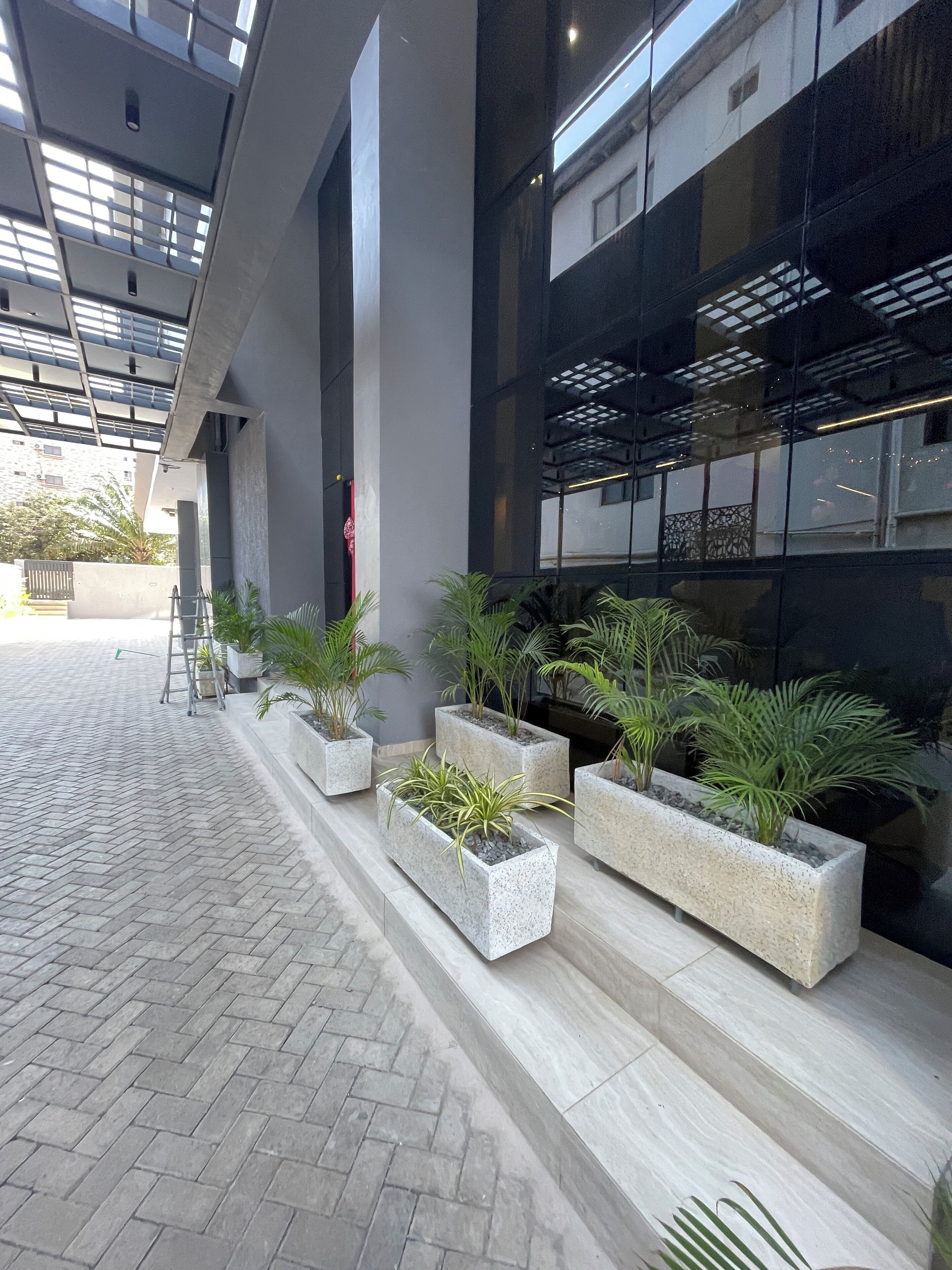 Majoituspaikan julkisivu