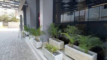 Fassade der Unterkunft