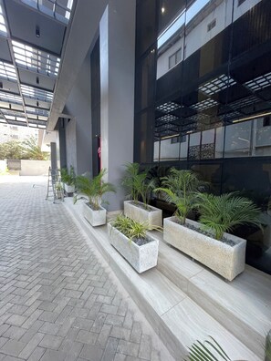 Fassade der Unterkunft