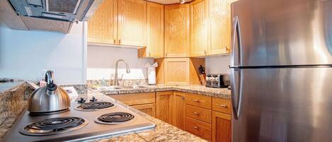 Condo, Multiple Beds, Patio, Mountain View (Atelier Allure) | Private kitchen