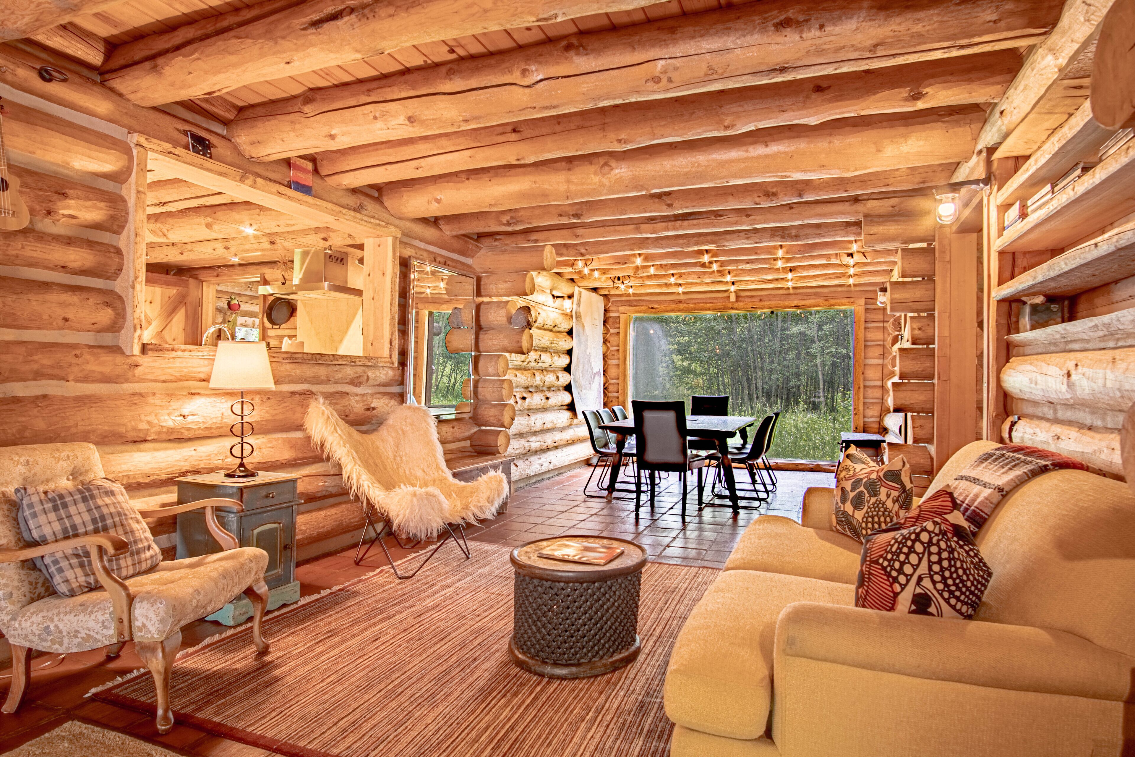 House, Multiple Beds, Kitchen, Mountain View (The Barn on Warm Springs Creek) | Living area | 42-inch flat-screen TV with digital channels