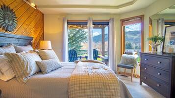 3 habitaciones, decoración personalizada y muebles diferentes