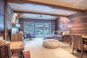 Condo, Multiple Beds, Patio, Mountain View (International Village at Warm Springs) | Living area | 42-inch flat-screen TV with digital channels