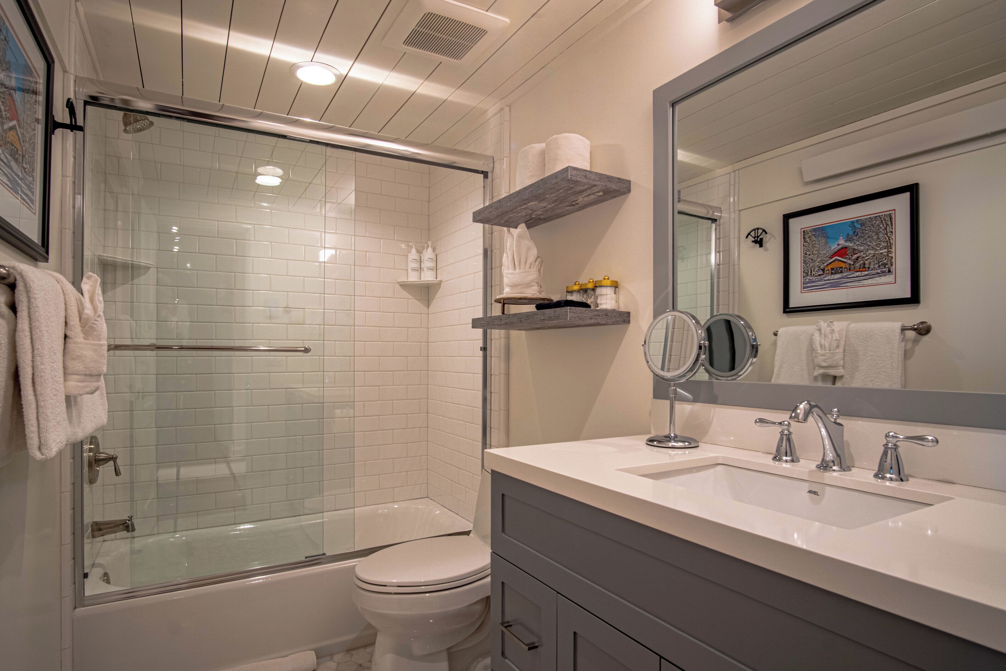 Condo, 2 Queen Beds, Patio, Mountain View (Atelier Alpine) | Bathroom