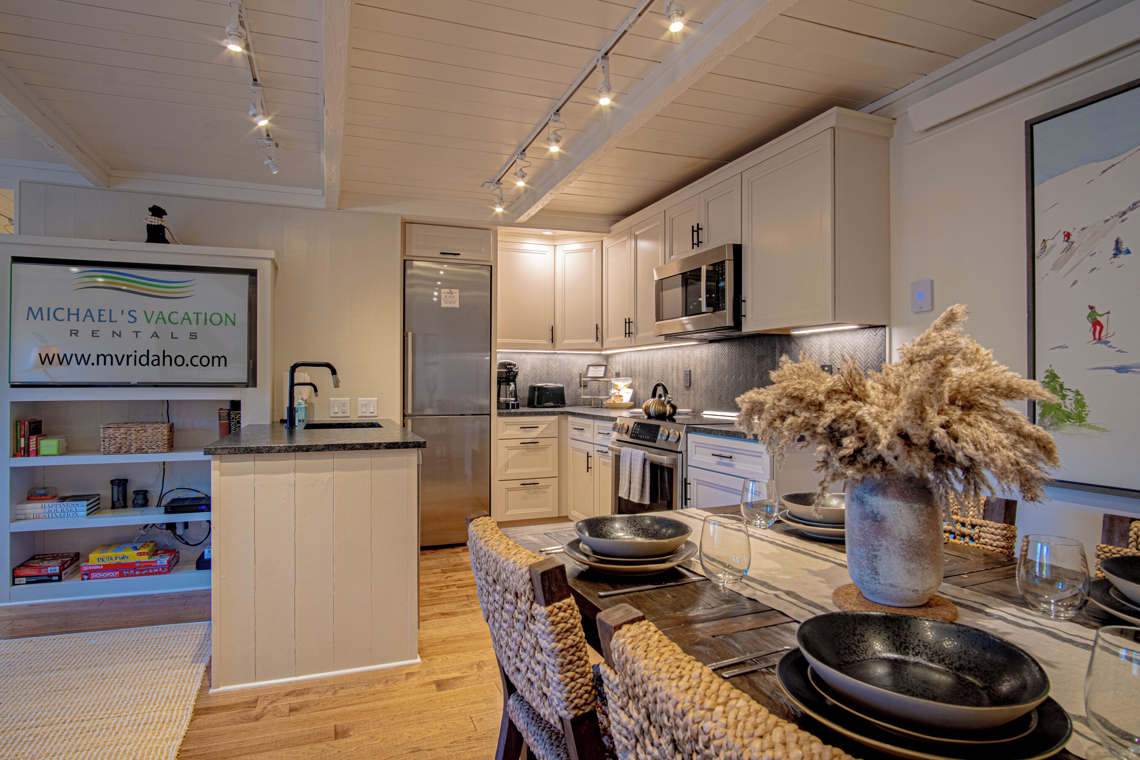 公寓客房, 2 張加大雙人床, 庭院, 山景 (Atelier Alpine) | 私人廚房