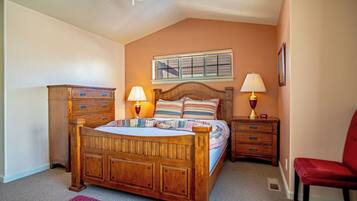 2 bedrooms, individually decorated, individually furnished, bed sheets