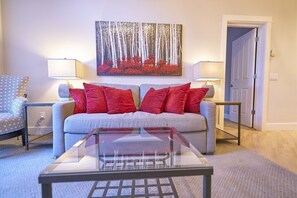 Condo, Multiple Beds, Patio, Mountain View (Snow Star Condo 24) | Living area | 42-inch flat-screen TV with digital channels