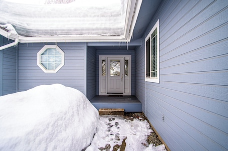 Exterior detail. In the Heart of Hailey; Private Pet-friendly 3 Bedroom Home With Garage