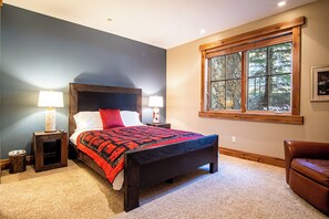 Condo, Multiple Beds, Patio, Mountain View (Baldy Vista at Warm Springs) | 3 bedrooms, individually decorated, individually furnished, bed sheets - Lux Baldy Vista at Warm Springs Home + Hot Tub - Walk to SV Ski Lifts (Ketchum)