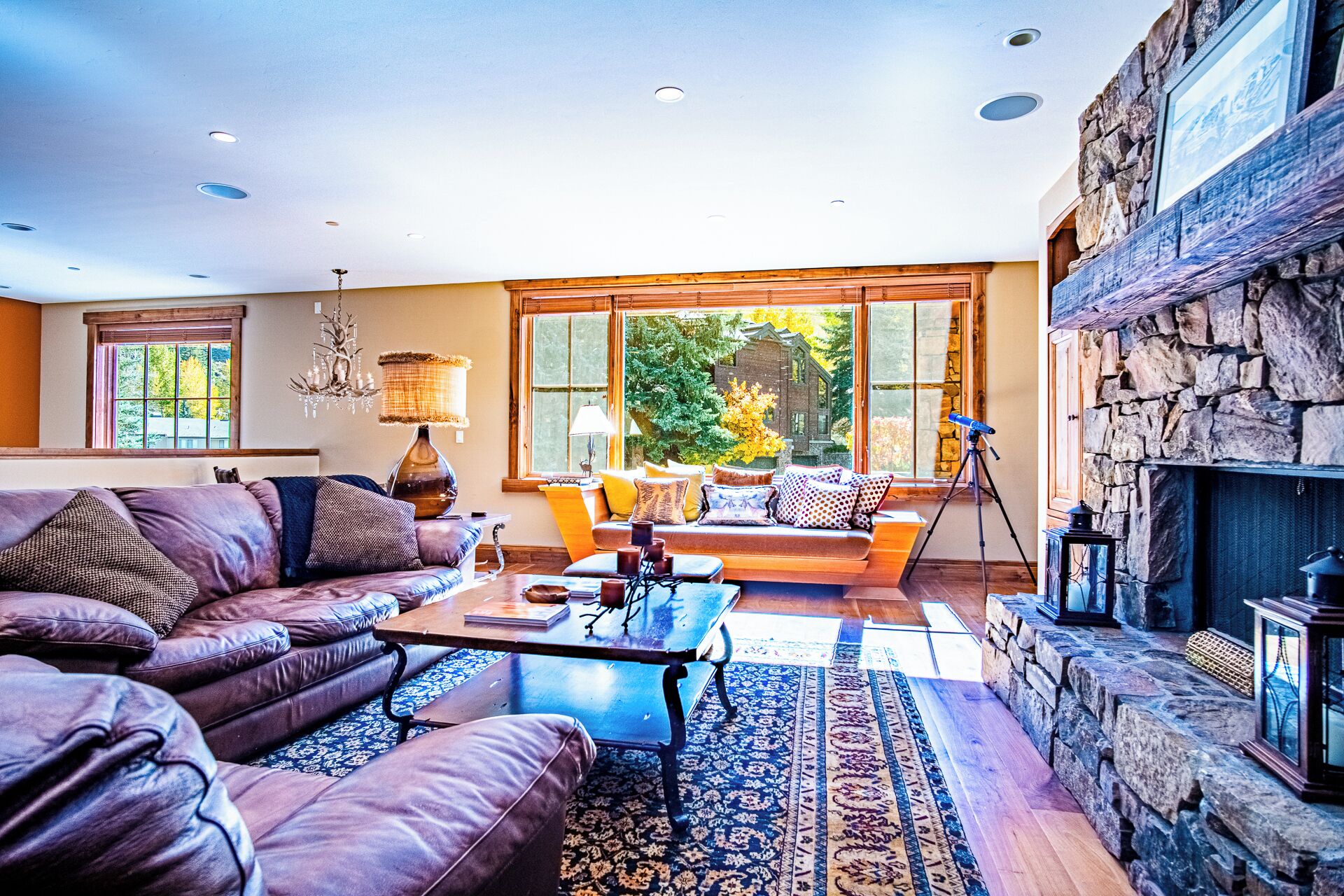 Condo, Multiple Beds, Patio, Mountain View (Baldy Vista at Warm Springs) | Living area | 42-inch flat-screen TV with digital channels