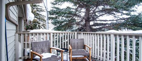 Leilighet, flere senger, terrasse, fjellutsikt (Bluff Condo 4138) | Utsikt fra rommet