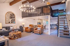 Condo, Multiple Beds, Balcony, Mountain View (Sunburst 33) | Living area - Sunburst 33 - 3BD + Loft + Resort Amenities (Sun Valley)