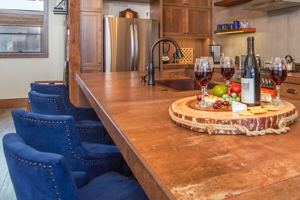 Condo, Multiple Beds, Balcony, Mountain View (251 Second Avenue B) | Private kitchen - DT Ketchum - Chill, Two-story Getaway w/ a Gourmet Kitchen - Walk Downtown & to River Run Lifts (Ketchum)