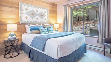 Condo, Multiple Beds, Patio, Mountain View (Snow Creek Condo 1557) | 2 bedrooms, individually decorated, individually furnished, bed sheets