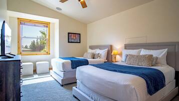 House, Multiple Beds, Patio, Mountain View (Cranbrook Cottage) | 3 bedrooms, individually decorated, individually furnished, bed sheets