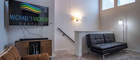 Condo, Multiple Beds, Patio, Mountain View (Downtown Ketchum Condo - Walk to Ski) | Living area